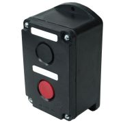 Пост кнопочный ПКЕ 222-2 У2 10А 660В 2 элемента черн. и красн. цилиндр накладной IP54 пост управления Электротехник ET519076