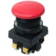 Выключатель кнопочный КЕ-141 У2 исп.2 1НО+1НЗ гриб с фиксацией 10А IP54 660В красн. Электротехник ET502409