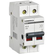 Выключатель нагрузки (мини-рубильник) 2п 63А ВН-32 GENERICA MNV15-2-063