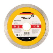 Диск отрезной алмазный сплошной 125х22.2мм Kranz KR-90-0111