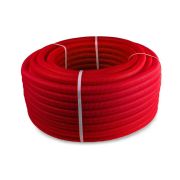 Труба гофрированная ПНД d23мм внутр. d19мм красн. (уп.50м) RTP 35399